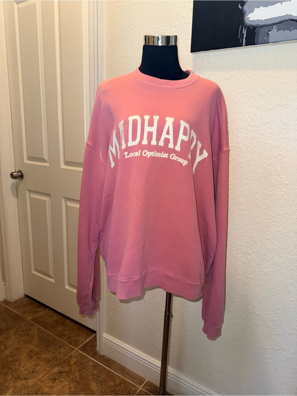 Madhappy Local Optimist Sweatshirt - Size Medium - EUC 🩷 Runs Oversized
